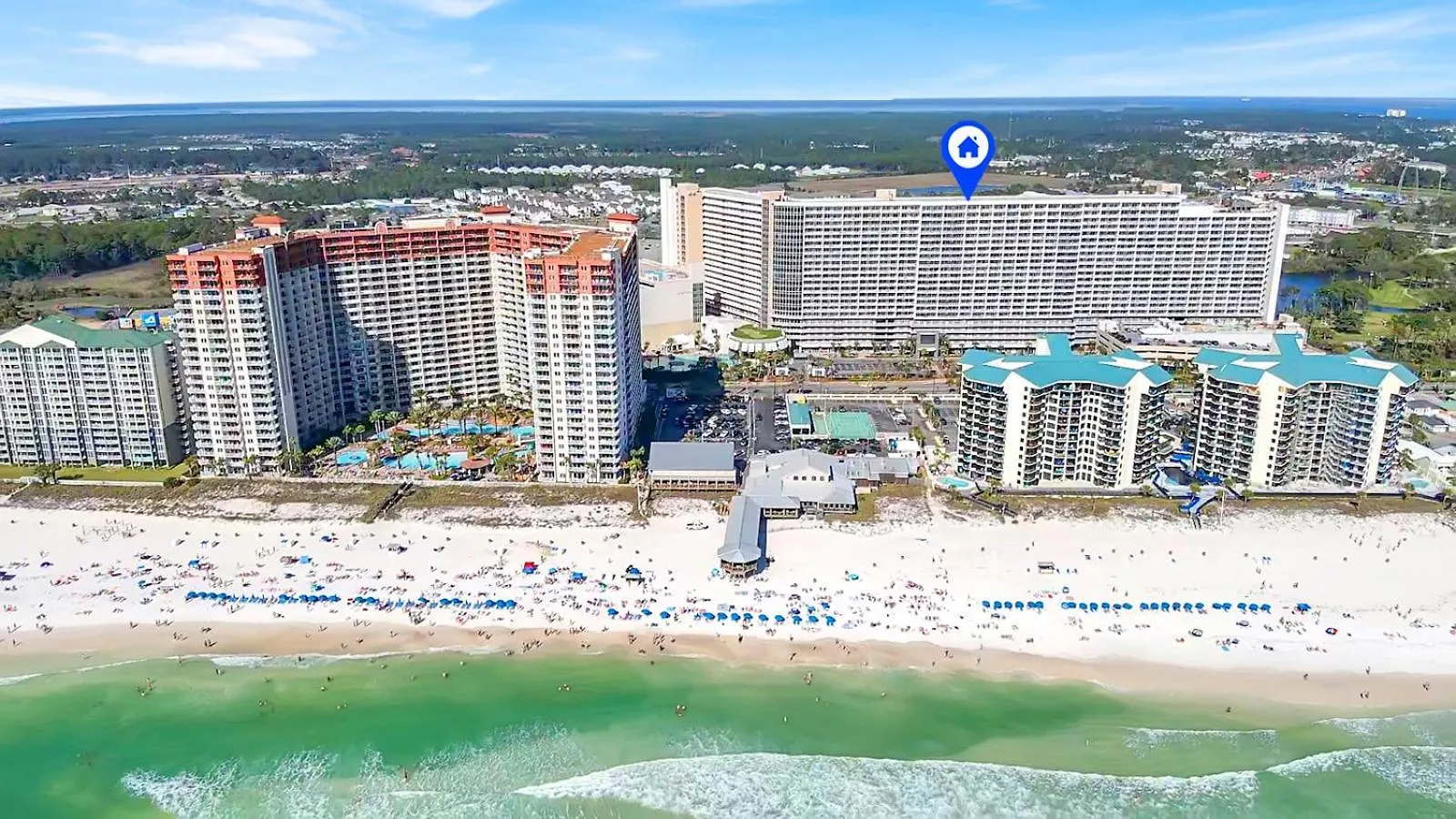 The Blue Turtle At Laketown Wharf Apartment Panama City Beach 0*,